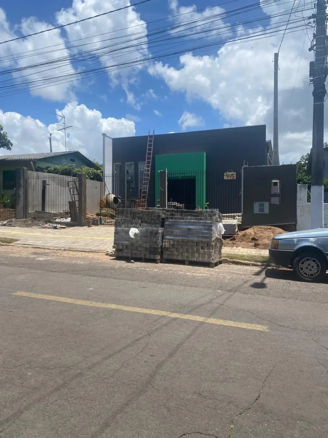 Magia Festas: Fachada comercial em ACM